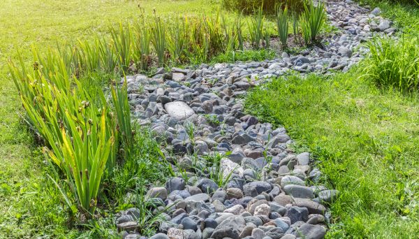 River Rock Garden Installation in Reno