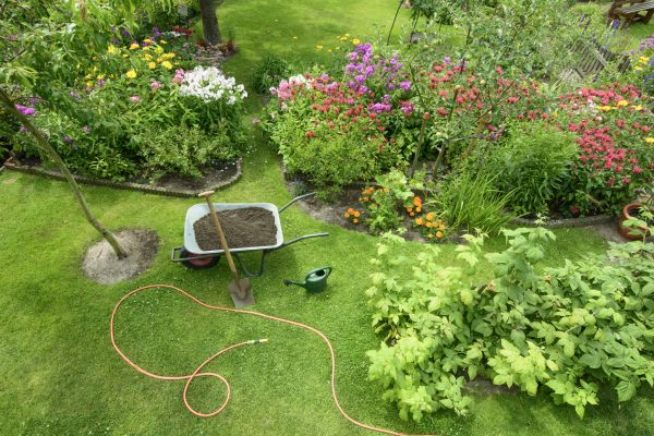 Flower Bed Construction in Reno