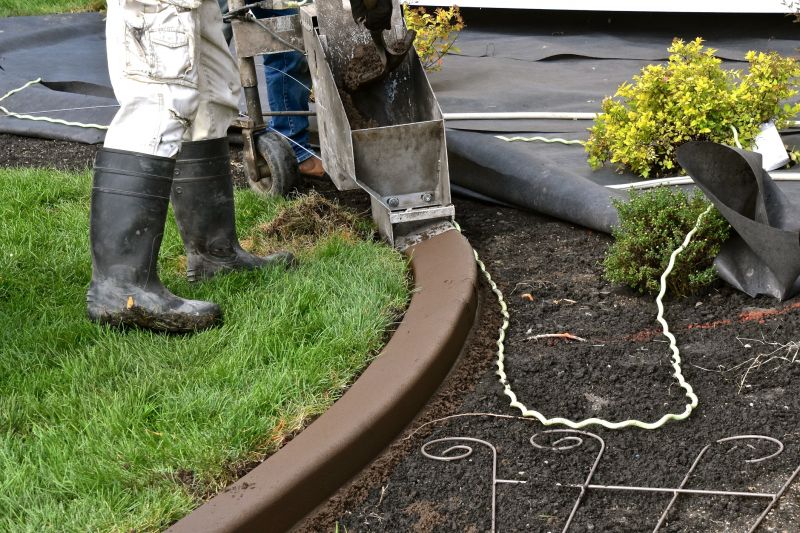 Metal Lawn Edging Installation